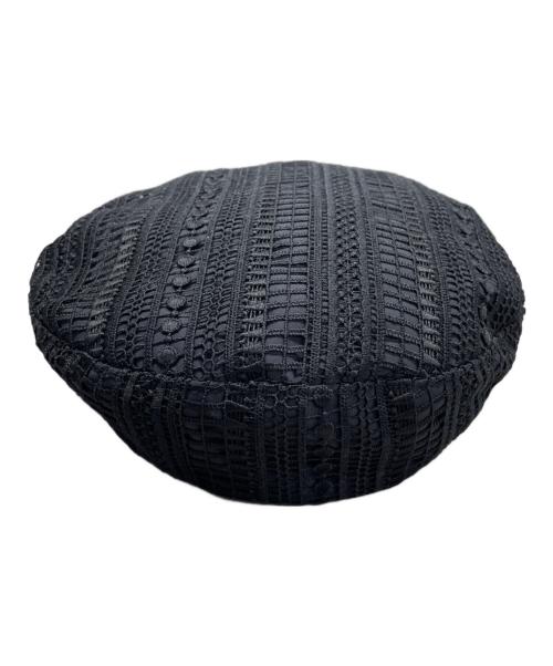 Chapeau d' O（シャポー ド オー）Chapeau d' O (シャポー ド オー) ベレー帽 ブラック サイズ:57.5cmの古着・服飾アイテム