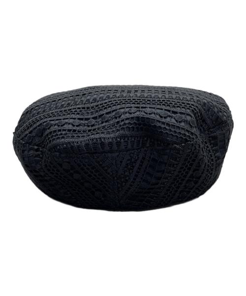 Chapeau d' O（シャポー ド オー）Chapeau d' O (シャポー ド オー) ベレー帽 ブラック サイズ:57.5cmの古着・服飾アイテム