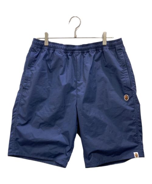 A BATHING APE（アベイシングエイプ）A BATHING APE (ア ベイシング エイプ) ハーフパンツ ネイビー サイズ:XLの古着・服飾アイテム