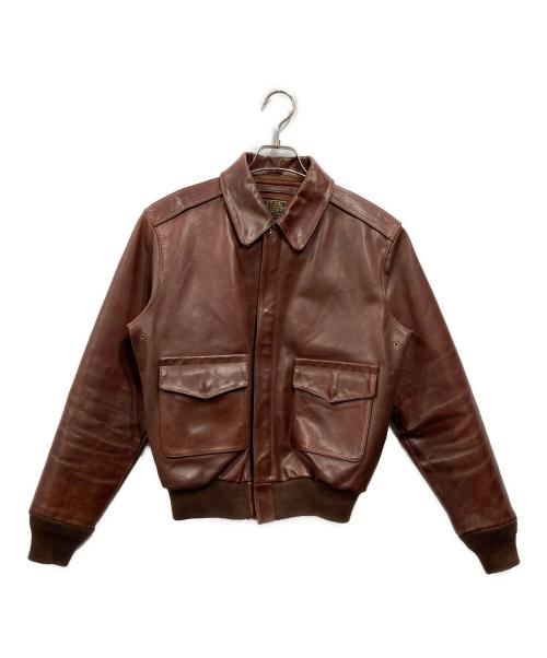 US ARMY（ユーエスアーミー）US ARMY (ユーエスアーミー) A-2フライトジャケット ブラウン サイズ:40の古着・服飾アイテム