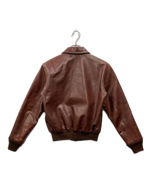 US ARMY（ユーエスアーミー）US ARMY (ユーエスアーミー) A-2フライトジャケット ブラウン サイズ:40の古着・服飾アイテム