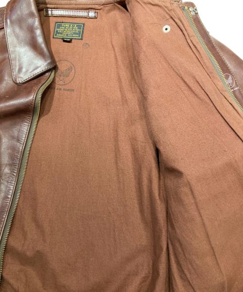 US ARMY（ユーエスアーミー）US ARMY (ユーエスアーミー) A-2フライトジャケット ブラウン サイズ:40の古着・服飾アイテム