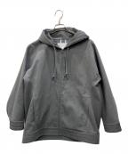 OVERCOATオーバーコート）の古着「hoodie with tennis sleeve」｜グレー