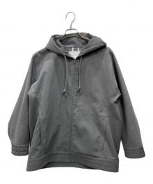 OVERCOAT（オーバーコート）の古着「hoodie with tennis sleeve」｜グレー