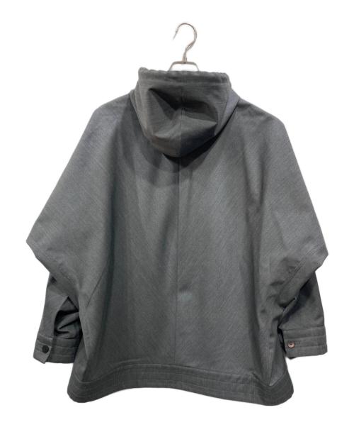 OVERCOAT（オーバーコート）OVERCOAT (オーバーコート) hoodie with tennis sleeve グレー サイズ:SIZE M-Lの古着・服飾アイテム