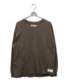 PRASTHANA（プラスターナ）の古着「シルク混カットソー」｜ブラウン