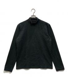 JOHN LAWRENCE SULLIVAN（ジョン ローレンス サリバン）の古着「ロゴハイネックカットソー」｜ブラック