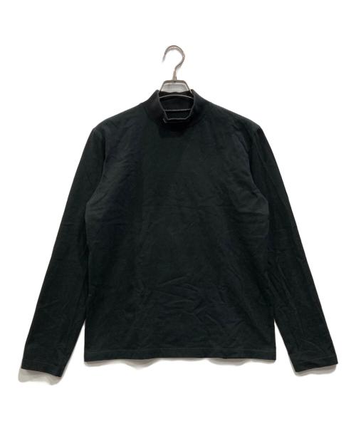 JOHN LAWRENCE SULLIVAN（ジョン ローレンス サリバン）JOHN LAWRENCE SULLIVAN (ジョン ローレンス サリバン) ロゴハイネックカットソー ブラック サイズ:Lの古着・服飾アイテム