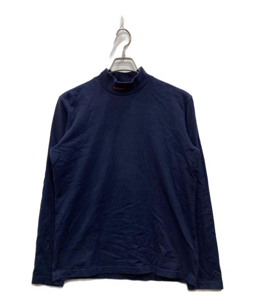 JOHN LAWRENCE SULLIVAN（ジョン ローレンス サリバン）JOHN LAWRENCE SULLIVAN (ジョン ローレンス サリバン) ロゴハイネックカットソー ネイビー サイズ:Lの古着・服飾アイテム