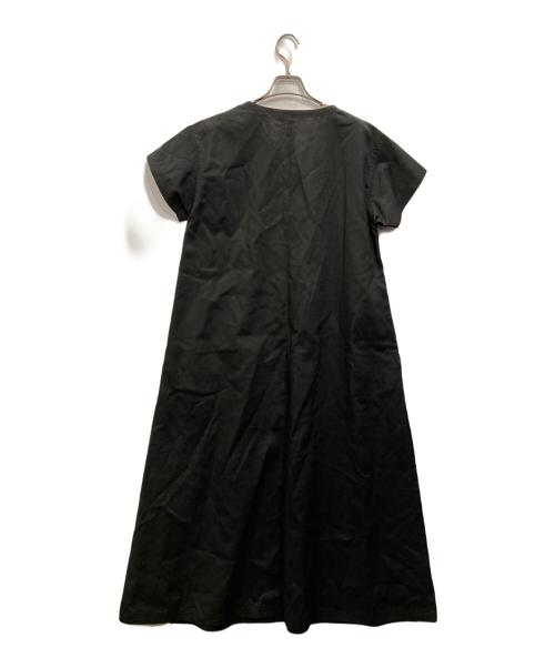 SLOBE IENA（スローブ イエナ）SLOBE IENA (スローブ イエナ) リネンハーフスリーブワンピース ブラック サイズ:Freeの古着・服飾アイテム