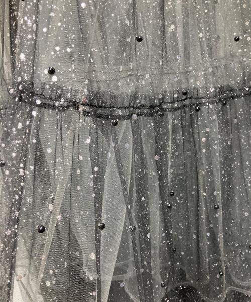 HARE（ハレ）HARE (ハレ) チュールベルトスカート ブラック サイズ:Freeの古着・服飾アイテム