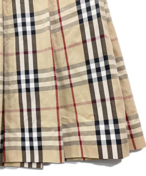 BURBERRY LONDON（バーバリーロンドン）BURBERRY LONDON (バーバリーロンドン) ノヴァチェックスカート ベージュ サイズ:40の古着・服飾アイテム