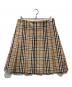 BURBERRY LONDON（バーバリーロンドン）の古着「ノヴァチェックスカート」｜ベージュ