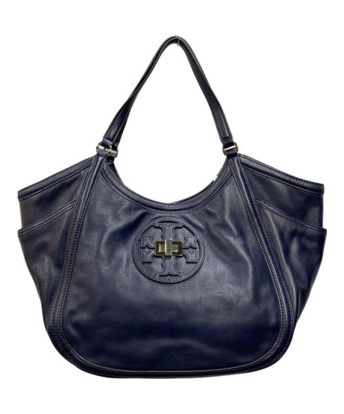 TORY BURCH（トリーバーチ）TORY BURCH (トリーバーチ) トートバッグ ネイビーの古着・服飾アイテム