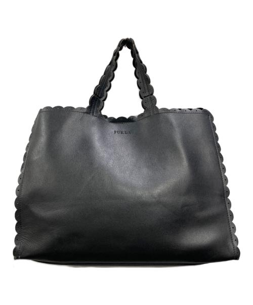FURLA（フルラ）FURLA (フルラ) Merletto トートバッグ ブラックの古着・服飾アイテム