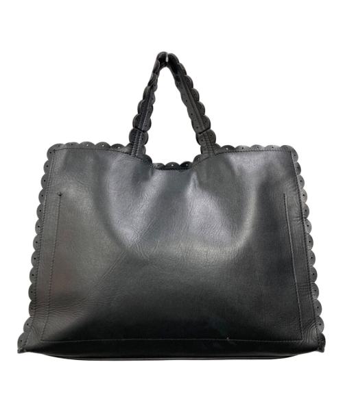 FURLA（フルラ）FURLA (フルラ) Merletto トートバッグ ブラックの古着・服飾アイテム