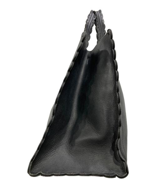 FURLA（フルラ）FURLA (フルラ) Merletto トートバッグ ブラックの古着・服飾アイテム