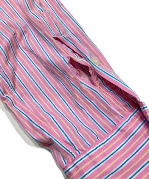 RALPH LAUREN（ラルフローレン）RALPH LAUREN (ラルフローレン) ストライプシャツ ピンク サイズ:Mの古着・服飾アイテム