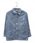 MARNIマルニ）の古着「Garment Dyed Compact Moleskine Jacket」｜ウォッシュドブルー