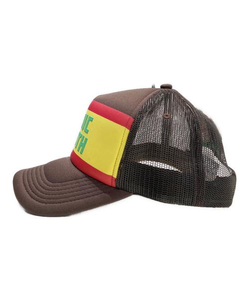 SONIC YOUTH（ソニックユース）SONIC YOUTH (ソニックユース) メッシュキャップ ブラウンの古着・服飾アイテム