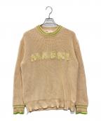 MARNIマルニ）の古着「Round Neck Sweater」｜ベージュ