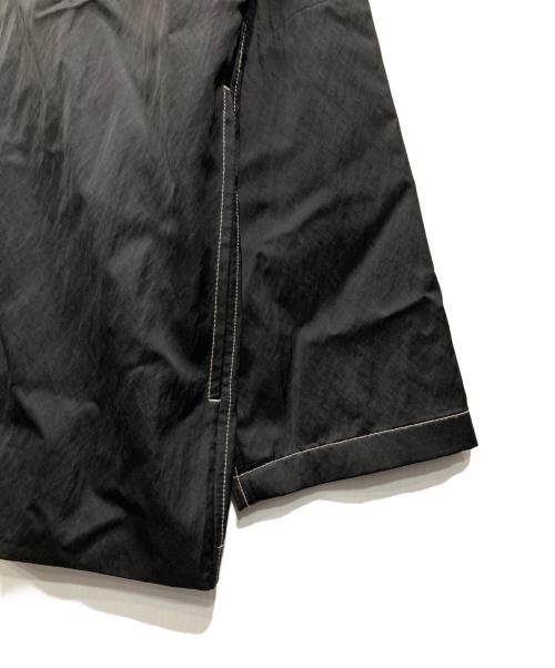 JIL SANDER（ジルサンダー）JIL SANDER (ジルサンダー) ハイネックジップアップフーデッドナイロンブルゾン ブラック サイズ:44の古着・服飾アイテム