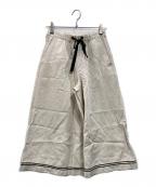 Lourmarinルールマラン）の古着「マリンキュロットパンツ」｜ベージュ