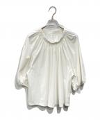 Logement de Claireロジュモンドクレール）の古着「ギャザーラグランプルオーバ」｜ホワイト