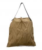 ISSEY MIYAKE×iittalaイッセイミヤケ×イッタラ）の古着「プリーツトートバッグ」｜ベージュ