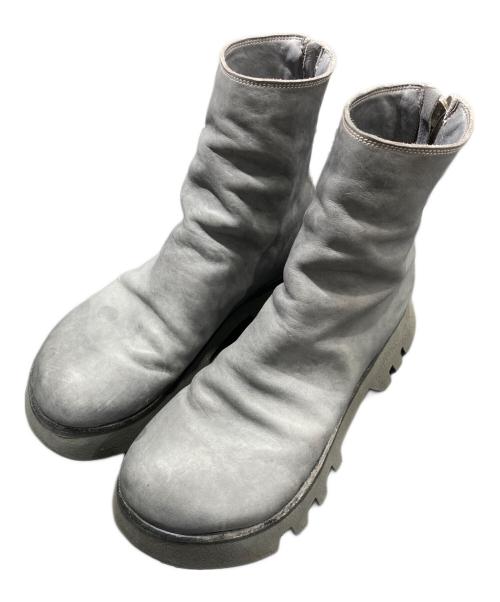 GUIDI（グイディ）GUIDI (グイディ) HORSE FULL GRAIN BLAKE ANKLE BOOTS グレー サイズ:41の古着・服飾アイテム