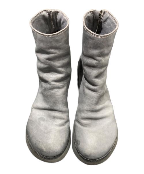 GUIDI（グイディ）GUIDI (グイディ) HORSE FULL GRAIN BLAKE ANKLE BOOTS グレー サイズ:41の古着・服飾アイテム
