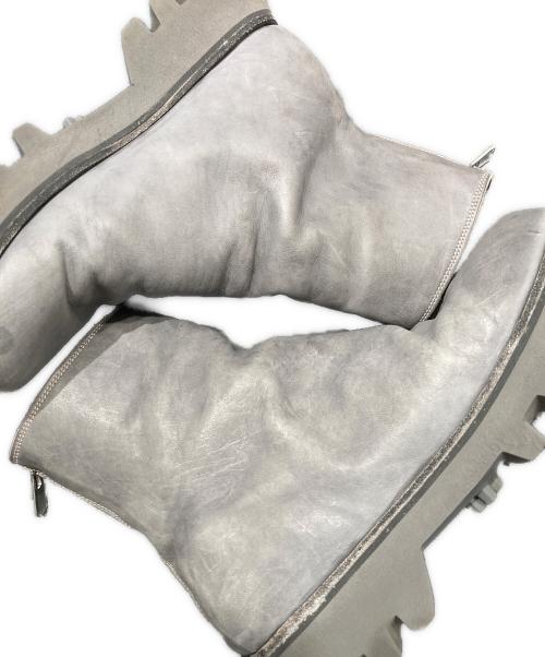 GUIDI（グイディ）GUIDI (グイディ) HORSE FULL GRAIN BLAKE ANKLE BOOTS グレー サイズ:41の古着・服飾アイテム