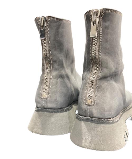 GUIDI（グイディ）GUIDI (グイディ) HORSE FULL GRAIN BLAKE ANKLE BOOTS グレー サイズ:41の古着・服飾アイテム