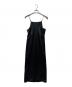 IENA (イエナ) ダブルサテン キャミワンピース ブラック サイズ:38：7000円