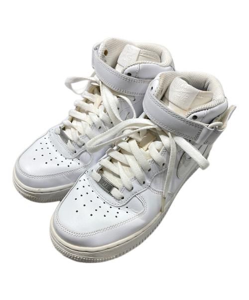 NIKE（ナイキ）NIKE (ナイキ) WMNS AIR FORCE 1 MID 07 ホワイト サイズ:23.5㎝の古着・服飾アイテム