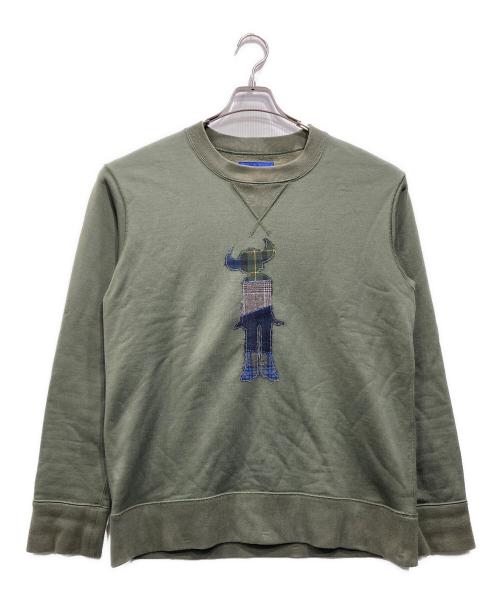 JUNYA WATANABE MAN（ジュンヤワタナベマン）JUNYA WATANABE MAN (ジュンヤワタナベマン) Jay Kay (ジェイケイ) コラボスウェット カーキ サイズ:Ｓの古着・服飾アイテム