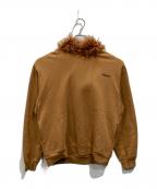 MARNIマルニ）の古着「フェイクファーフードパーカー」｜ブラウン
