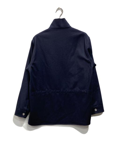 JIL SANDER+（ジルサンダープラス）JIL SANDER+ (ジルサンダープラス) ハーフジップ プルオーバーシャツ ネイビー サイズ:44の古着・服飾アイテム