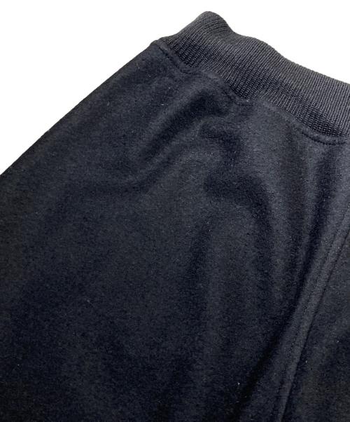 JIL SANDER（ジルサンダー）JIL SANDER (ジルサンダー) ウールリブ付きスウェットロングパンツ ブラック サイズ:46の古着・服飾アイテム