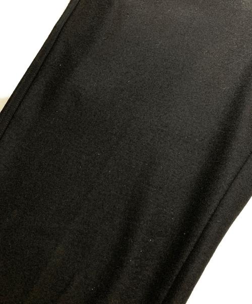 JIL SANDER（ジルサンダー）JIL SANDER (ジルサンダー) ウールリブ付きスウェットロングパンツ ブラック サイズ:46の古着・服飾アイテム