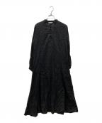 JOURNAL STANDARD relumeジャーナルスタンダード レリューム）の古着「コットンジャガードフレアワンピース」｜ブラック