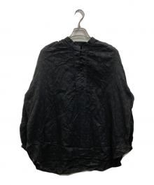 JOURNAL STANDARD relume（ジャーナルスタンダード レリューム）の古着「コットンジャガードギャザーブラウス」｜ブラック