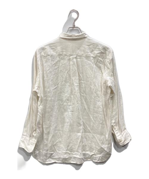 FRAMeWORK（フレームワーク）FRAMeWORK (フレームワーク) フレンチリネンレギュラーカラーシャツ アイボリー サイズ:Fの古着・服飾アイテム