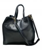 AULENTTIオウレンティ）の古着「インナーバッグ付きショルダーバッグ」｜ブラック