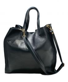 AULENTTI（オウレンティ）の古着「インナーバッグ付きショルダーバッグ」｜ブラック