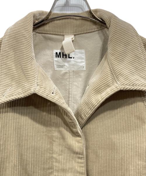 MHL（エムエイチエル）MHL (エムエイチエル) HEAVY CORDUROY ジャケット ベージュ サイズ:１の古着・服飾アイテム