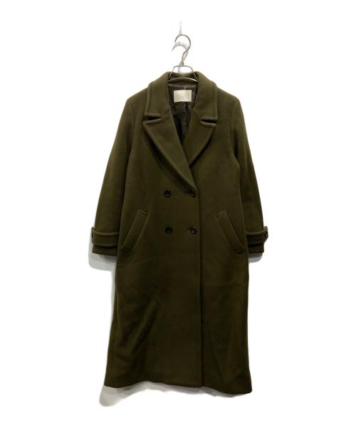 PUBLIC TOKYO（パブリックトウキョウ）PUBLIC TOKYO (パブリックトウキョウ) バックフレアチェスターコート カーキ サイズ:Ｓの古着・服飾アイテム