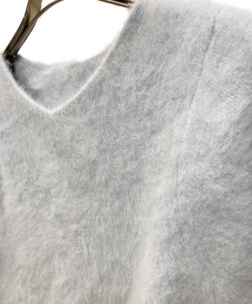 Loulou Willoughby（ルルウィルビー）Loulou Willoughby (ルルウィルビー) WOOLカシミヤ2WAY プルオーバー ブルー サイズ:2の古着・服飾アイテム