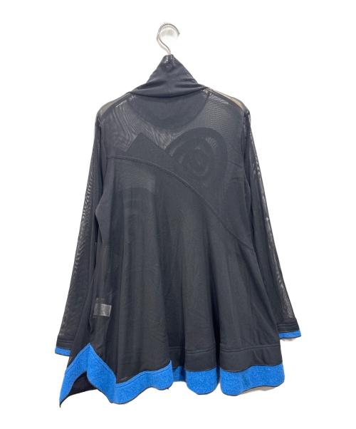 EIKO KONDO（エイココンドウ）EIKO KONDO (エイココンドウ) シアーデザインカットソー ブラック サイズ:42 未使用品の古着・服飾アイテム