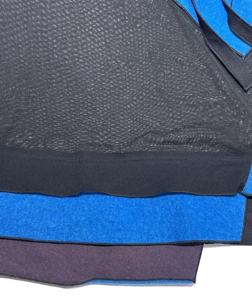 EIKO KONDO（エイココンドウ）EIKO KONDO (エイココンドウ) シアーデザインカットソー ブラック サイズ:42 未使用品の古着・服飾アイテム